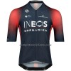 Completo Maglia + Pantaloncino con bretelle 2023 INEOS Grenadiers Manica Corta Blu Scuro